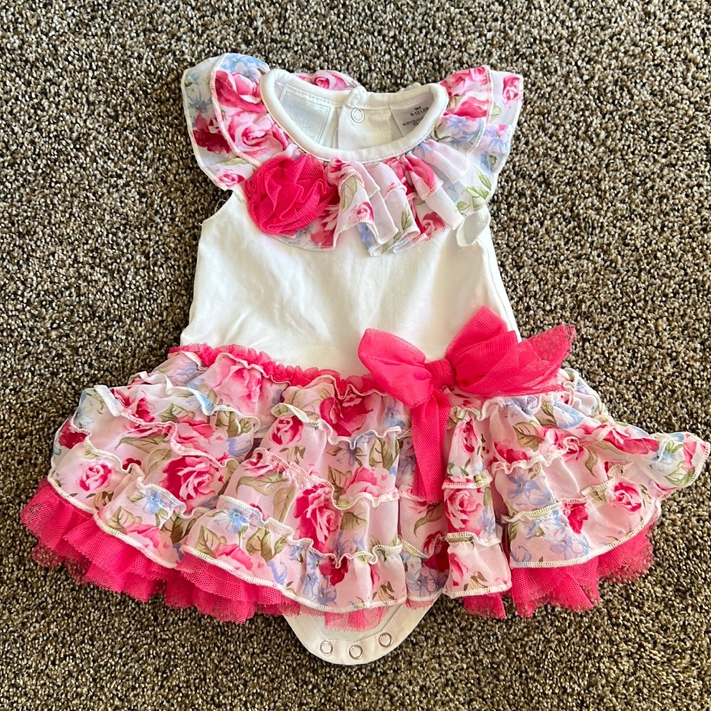 Koala baby boutique Easter dress spring ruffles